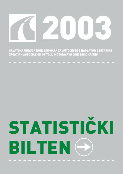 Statistički bilten 2003.